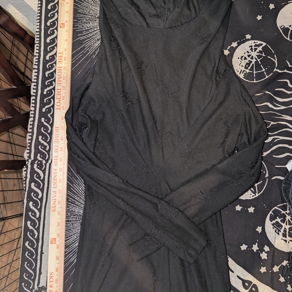 Divided Black Casual Top